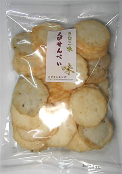 きな粉味えびせんべい